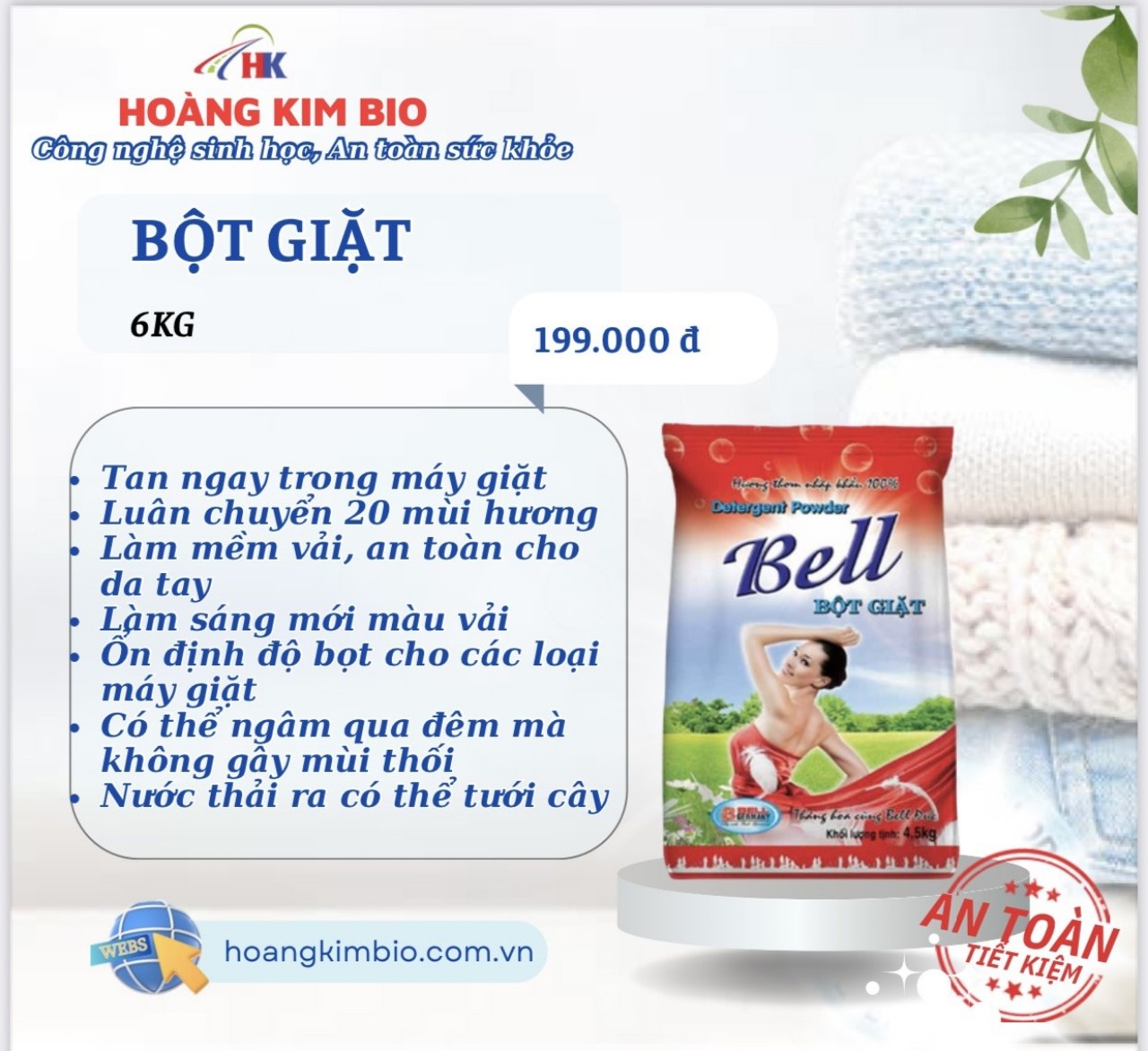 Bột Giặt - 6KG