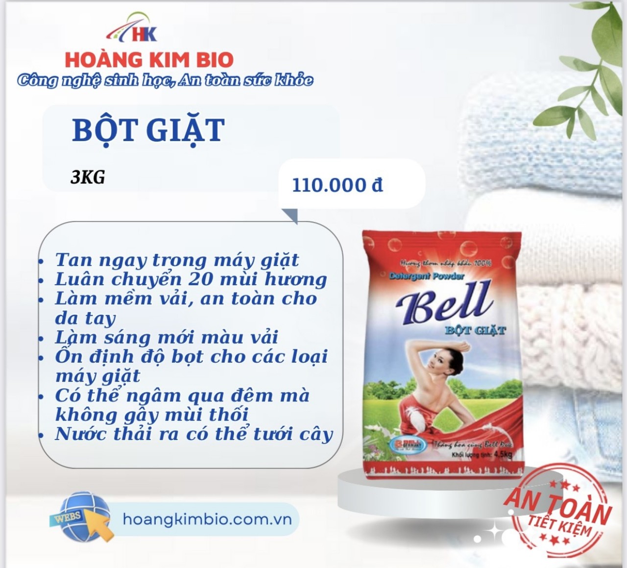 Bột Giặt - 3KG