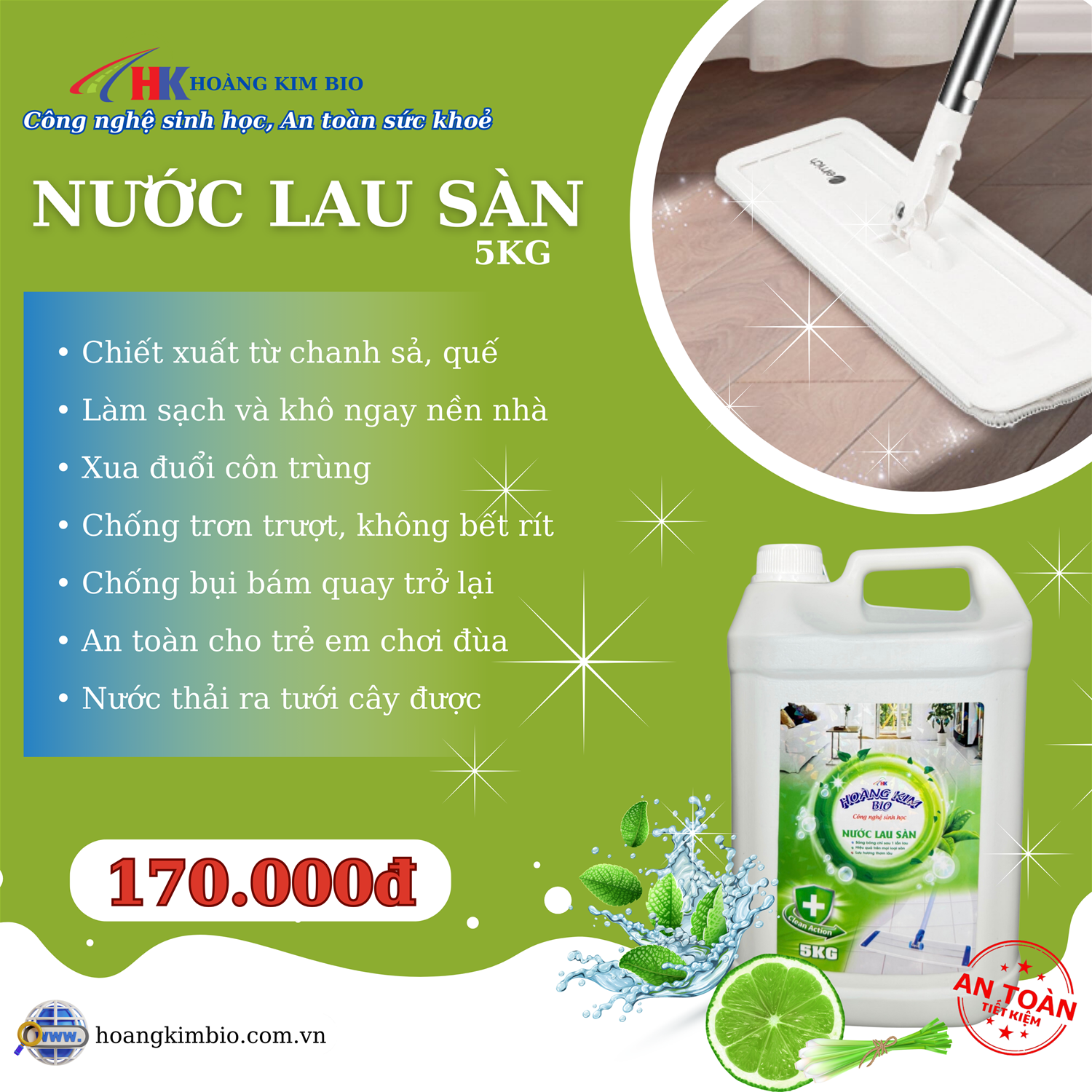 NƯỚC LAU SÀN - 5KG