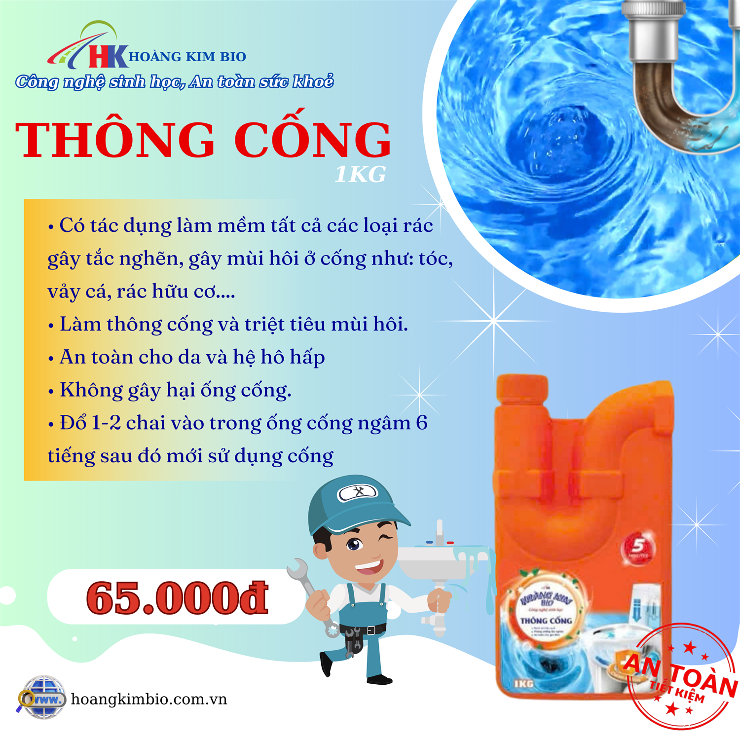 NƯỚC THÔNG CỐNG - 1KG