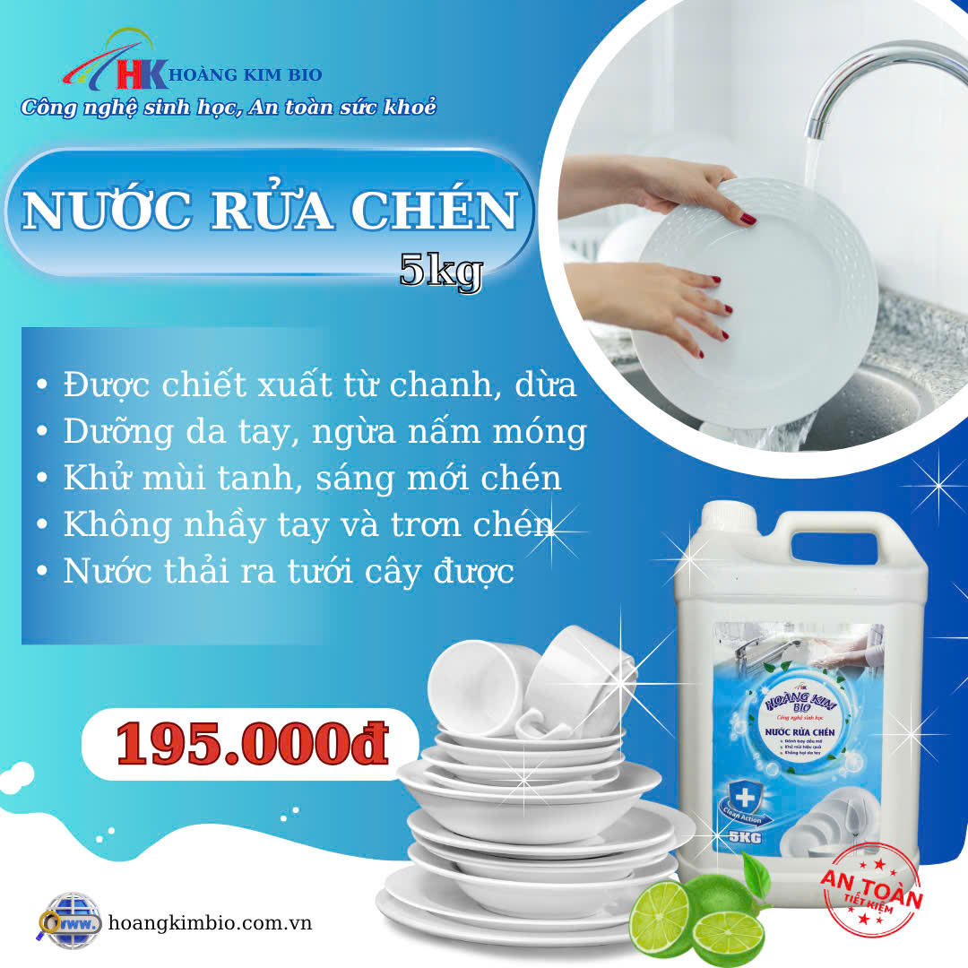 NƯỚC RỬA CHÉN - 5KG