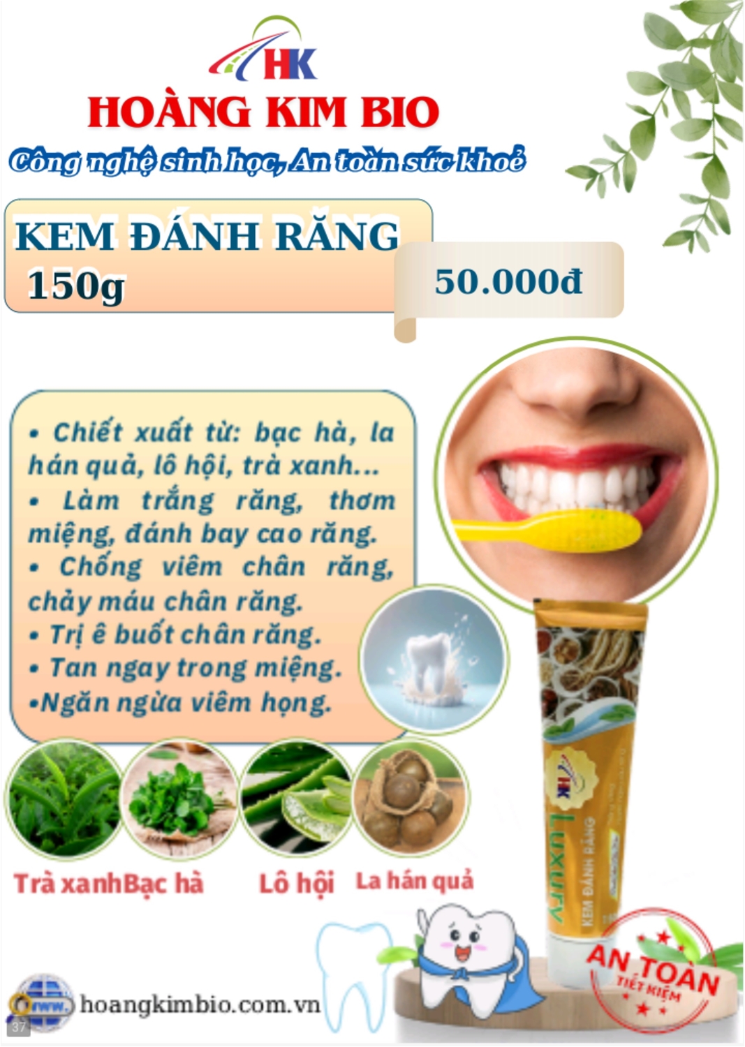 Kem đánh răng 150g