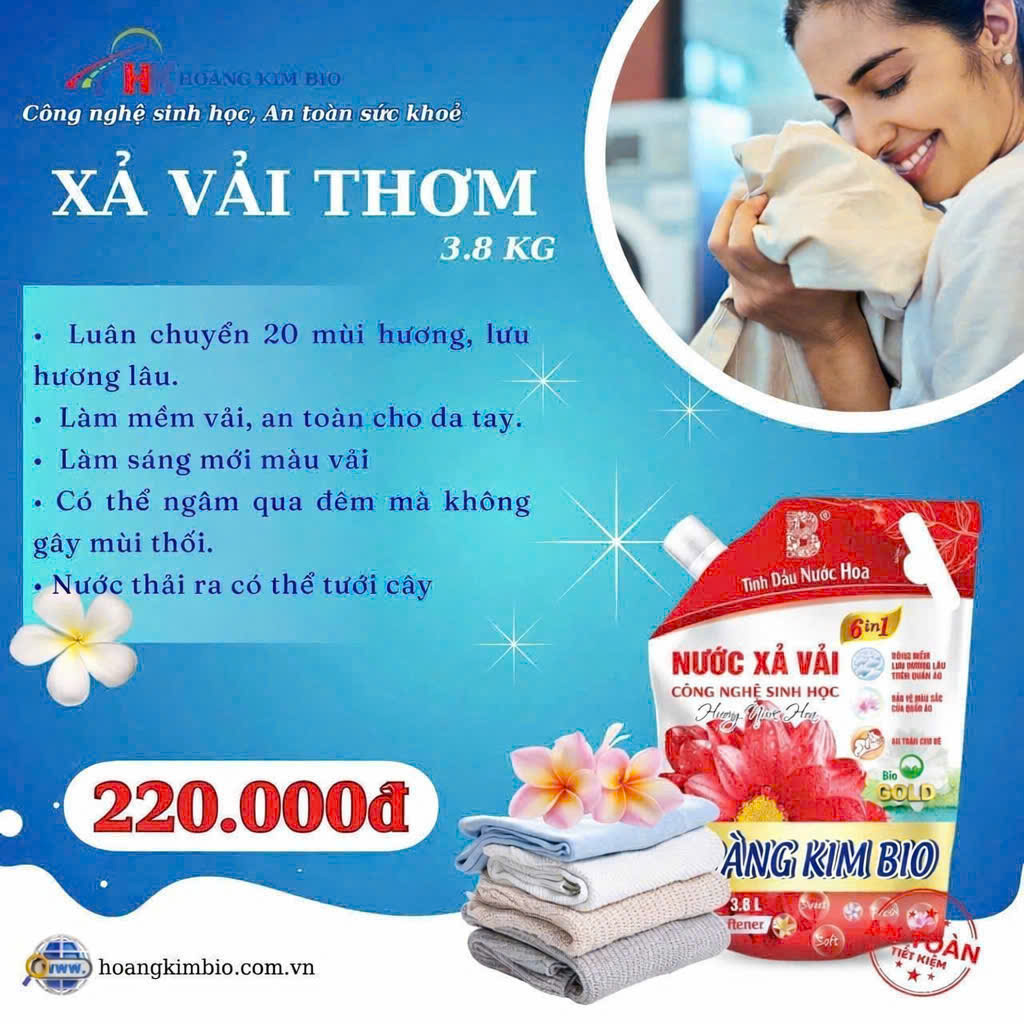 NƯỚC XẢ VẢI 3.8L